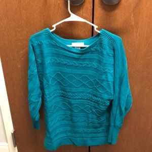 Long Teal Sweater